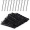 Laicky Haarnadeln,bobby pins 200Count schwarze Haarnadeln mit Box für Frauen Dame Mädchen Kinder HaarnadelUnsichtbarer Wellen-Haargriff Haarspange Haarklammer Bulk-Haarschmuck (Schwarz) ﻿