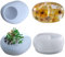 HyzaPhix Planter Moulds for Concrete, Flowerpot Mould, Cement Plant Pot Molds, Oval Epoxy Mold for DIY Flower Pot , Succulent Planter, Home Table Decoration