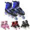 Inline Skates Kinder Vestellbare Inliner mit beleuchteten PU Rädern Rollschuhe Geschenk für Kinder Teenager,Jungen Mädchen Anfänger Damen Herren,-Skates für Erwachsene und Jugendliche (Größe M - blau)