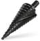 flintronic Punte Coniche a spirale, Fresa Conica Trapano a Gradini, HSS Titanium, Misure 4-32mm, Buco Cutter a Scalini per Eseguire Foro In Metallo Acciaio Ottone Legno Plastica Ferro