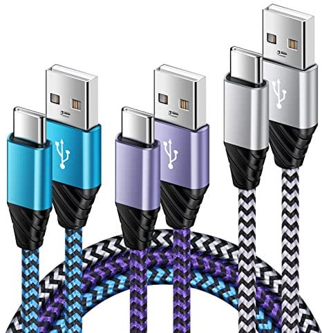 USB C Samsung Phone Charger Cable, 3FT+3FT+6FT Type C Fast Charger Cable Fast Charging Lead for Samsung Galaxy S25 Plus S24 Ultra S23FE S22 S21 S20 A56 A14 A15 A16 5G A33 A34 A35 A54 A55, iPhone 16 15