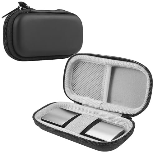 Leayjeen Heart Monitor Case for KardiaMobile Personal EKG Device, Lightweight and Durable, Double Protection (case only) Black