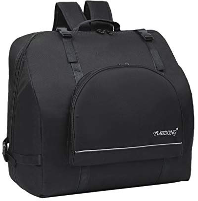 Custodia impermeabile spessa imbottita 60 80 90 120 BASS, con doppia tracolla per il trasporto, colore nero, 80-96 bassi (80-96 bassi)