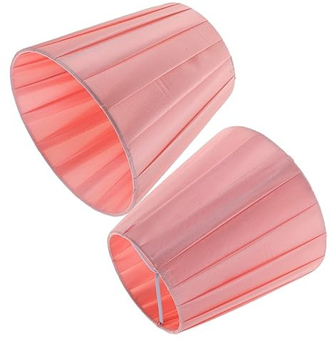 Cabilock Lot De 2 Abat-jours À Clipser En Tissu Doux Pour Table Bureau Table De Chevet Accessoire De Lampe Élégant