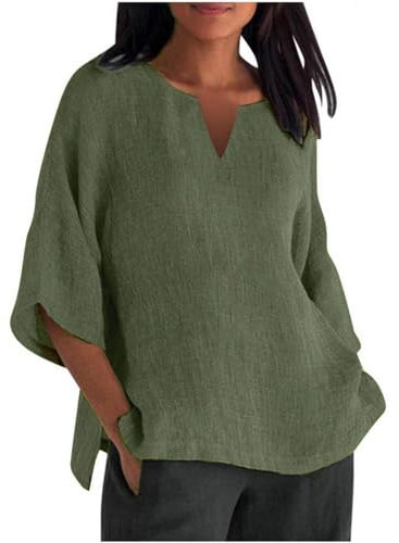 Uwdiohq Bluse Eleganti Donna Cerimonia Curvy Maglia Nera Manica Top in Seta Blu Elettrico Camicette Bianca Camicia Pizzo Camice Celeste