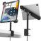 EXSHOW Soporte antirrobo para tablet de Kiosco (bloqueo de doble seguridad), 360°, soporte para iPad POS de 7 a 11 pulgadas
