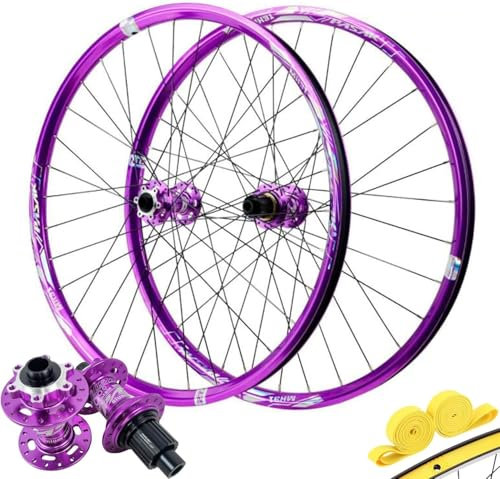 Fahrrad-Radsatz mit Scheibenbremse, Steckachse 26 27,5 29 Zoll Mountainbike-Räder aus Aluminiumlegierung, vorne 2 hinten 4 Lager für 8-12S Kassetten-Radsatz