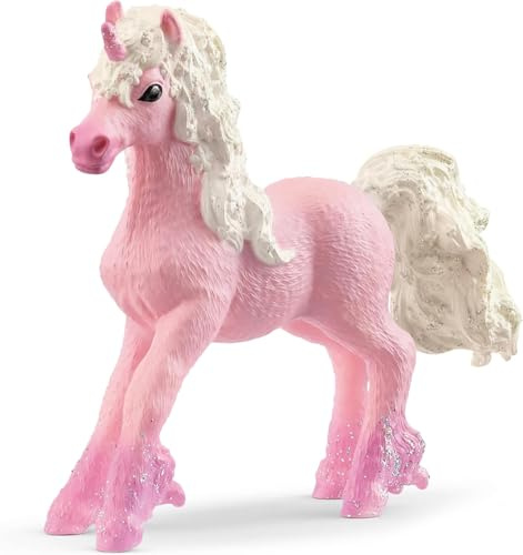 schleich BAYALA | Blüten Einhorn Fohlen 70832 | ab 5 Jahren | 9 x 3 x 8 cm | detailgetreue, fantastische Figuren | Geschenk für Mädchen und Jungen | magische Sammelfiguren
