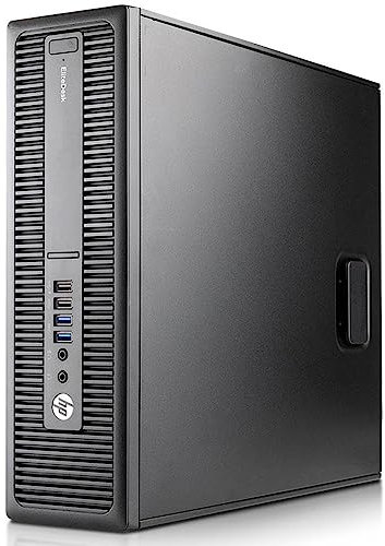 HP PC Computer Desktop EliteDesk 800 G2 SFF, Processore Core i5-6400; Memoria RAM 16Gb, Disco SSD 240Gb, Win 11 Pro (Ricondizionato)