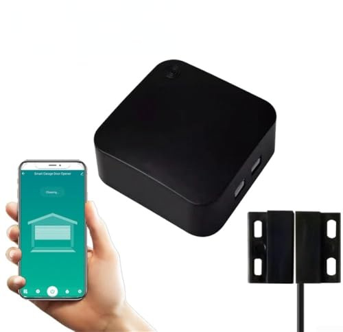 Smart Garage Door Opener, For Tuya App Remote Real-time Monitoring Garage Door Open/Close Controller, Compatible For Alexa Voice Control