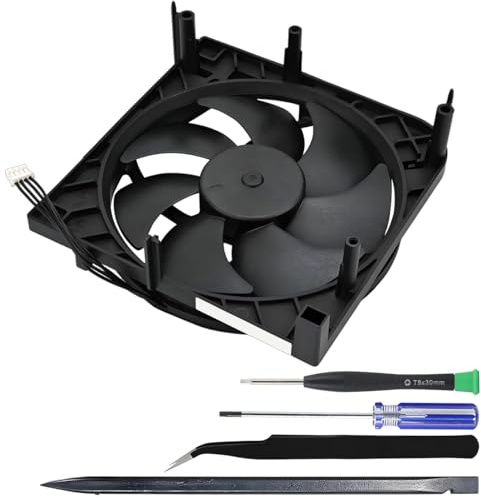 ZHUROUPU Ersatz-Lüfter für Xbox Series S, leiser CPU-Lüfter für die XSS-Konsole mit Werkzeugen zum Öffnen, schnelles Wärmeableitungs-Zubehör für die Plug-and-Play-Konsolenreparatur