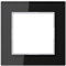 Jung AC 581 GL SW Rahmen Glas 1fach Serie A Creation schwarz