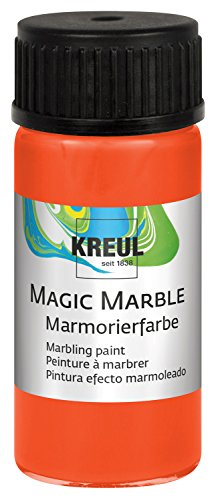 KREUL 73204 Magic Marble Marmorierfarbe, 20 ml, orange