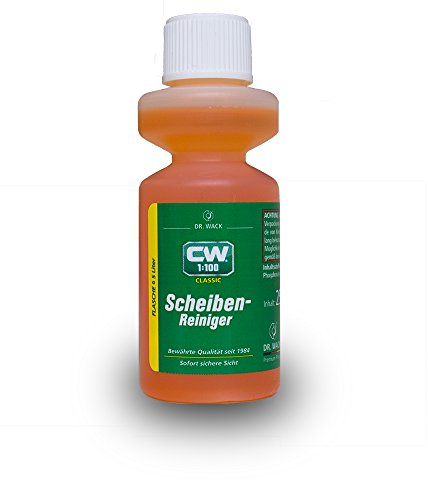 Dr. Wack – CW1:100 Scheibenreiniger Classic 25 ml I Premium Scheibenreiniger-Konzentrat für alle Scheibenwaschanlagen & Scheinwerfer-Reinigungsanlagen I Hochwertige Autopflege – Made in Germany