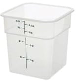 CamSquare Cambro 4SFSPP190 Storage Container, Translucent, 4 qt.