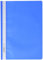 Exacompta 449206B 25er Pack Plastik-Schnellhefter. Aus PP-Folie für DIN A4 kaufmännische Heftung hellblau mit Beschriftungsstreifen Hefter Ideal für Büro und Schule