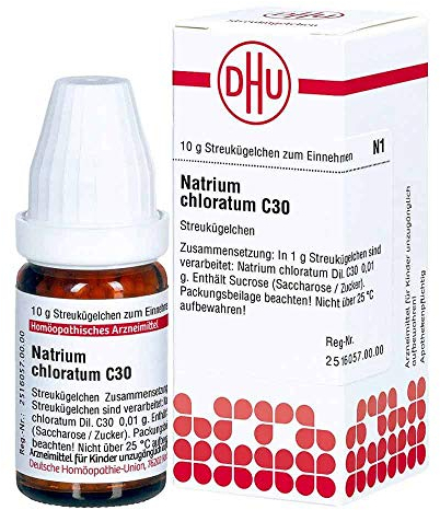 DHU Natrium chloratum C30 Streukügelchen, 10 g Globuli