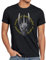 style3 Dunkle Ringe Herren T-Shirt Neuseeland Auenland, Größe:L