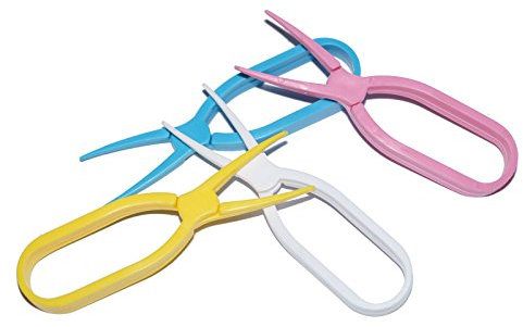 Zangen - Pinzette für weiche Kontaktlinsen blau