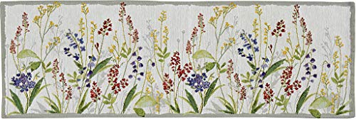 sander Gobelin Tischband / Tischläufer FLOWER MEADOW 32x48cm Frühling Sommer (32x96cm)