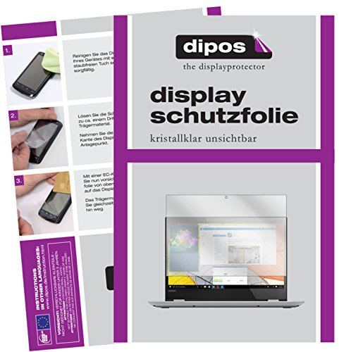 dipos I 2x Screen Protector compatible with Lenovo Yoga 520 Protection Films clear