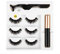 Eyeliner magnetico ciglia finte Kit facile da indossare Quick Dry Liquid Eyeliner Magnetico eyeliner ciglia finte Magnetico Liquido Eyeliner Ciglia Finte Pinzette Set Strumenti Cosmetici # 13