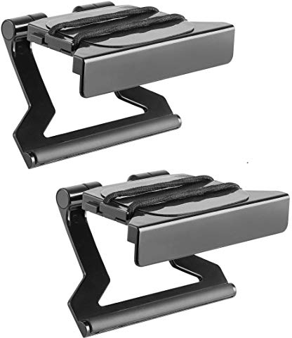 Mount Plus MP-APM-03-01 TV-Halterung für Flachbildschirme, verstellbare Clip-Halterung für Streaming-Geräte, Media-Boxen, Lautsprecher und Halterung für Apple TV, 12,7 cm (5 Zoll), 2 Stück
