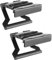 Mount Plus MP-APM-03-01 TV-Halterung für Flachbildschirme, verstellbare Clip-Halterung für Streaming-Geräte, Media-Boxen, Lautsprecher und Halterung für Apple TV, 12,7 cm (5 Zoll), 2 Stück