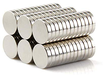 Yizhet 50 Stück Mini Magnete Kühlschrank Klein Gelten für Magnettafel Whiteboard Tafel Pinnwand u.v.m. (8 x 2mm)