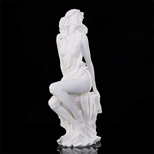 CWENROU Skulptur,Mode Einfache Sexy Baden Schönheit Statue Handgemachte Sandstein Nackte Mädchen Skulptur Paris Louvre Art Deco Handwerk Schmuck Geschenkmöbel