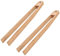 2 Pezzi Pinze di Bambù, Pinze da Cucina, Pinze da Cucina in Legno, Morsetto in Bambù e, Tenaglie in Legno per Cucina (come mostrato)