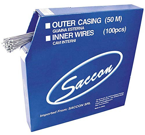 Saccon 100 Stück Getriebekabel, Edelstahl, 1,2-2250 mm, Erwachsene, Unisex, Mehrfarbig (Mehrfarbig), Einheitsgröße