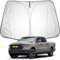 CDEFG für Dodge RAM 1500 2019-2021 2022 Sonnenschutz Abdeckungen Frontscheibe Sonnenschirm Die Vordere Schallwand Windschutzscheibe Auto Sonnenblende Zubehör