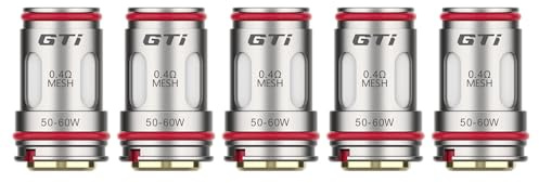 Vaporesso GTi Mesh Coils 5er Pack Verdampferköpfe Widerstand 0,4Ohm