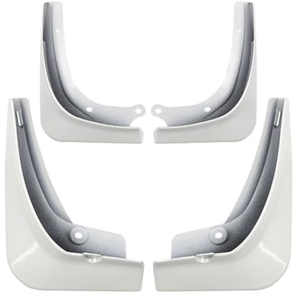WANGCL Mud Flaps Splash Guards Replacement for Tesla Model 3 2016 2017 2018 2019 2020 Set of 4, White