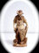 Deko-Geschenke-Shop Geschnitzte Figur Holzsammler Waldmann 14 cm Antik Sammler Figur Südtirol 15536