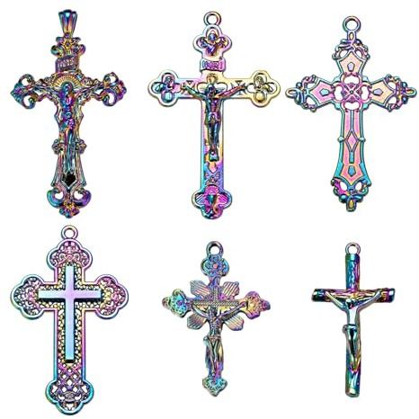 COGCHARGER Anhänger aus Regenbogen-Legierung, Schildkröte, Meerjungfrau, Ozean, mehrfarbig, für Schmuck, Halsketten, Armbänder, Ohrringe