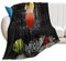 Bedruckte Fleecedecke Alkoholisches Essen Überwurfdecke für Couch Nizza Cocktail Plüsch Sofa Bett Sofa Plüsch Home Schlafzimmer Dekoration 150x200cm(60x80in)