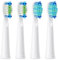 Bitvae D2 Electric Toothbrush Replacement Heads, Sonic Toothbrush Heads Refills, 4 Pack