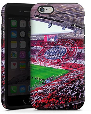 DeinDesign Panzer Handyhülle kompatibel mit Apple iPhone 6 robuste Outdoor Hülle Schutzhülle glänzend FCB FC Bayern München Bundesliga