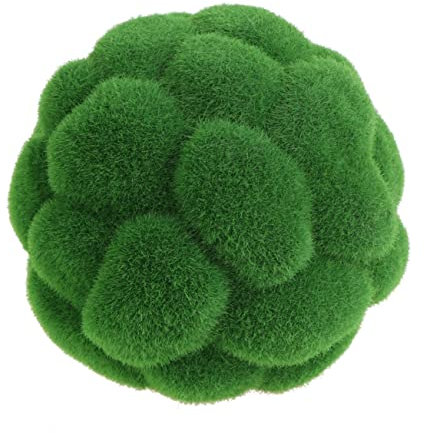 Yardenfun 1Stk Dekoration der Hochzeitsvitrine Dekorative moos felsen künstlich Moss Rocks Ornament Anlage Hochzeitsdeko zu Hause Mooskugelverzierung menschengemachter Felsen Pflanze Strauß