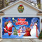 Chickwin Weihnachten Urlaub Garagentor Banner Abdeckung, Große Größe Xmas Frohe Weihnachten Dekorationen Geschenk für Happy New Year Outdoor Hintergrund Fotorequisiten (210x240cm,Weihnachtsmann)