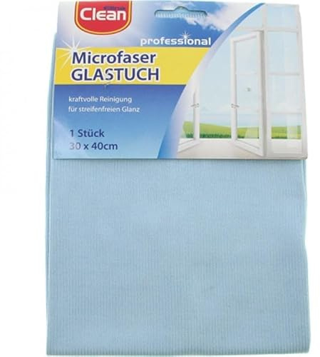 ELINA Mikrofaser Glas Tuch CLEAN 30x40cm 280gsm