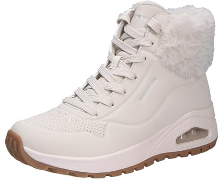 Skechers Uno Rugged Fall Air, Stivali Donna, Bianco, 39 EU