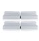 Minky 2 Tier Shelf Organisers - 4 Pack, Grey, Kitchen Shelf & Spice Organiser, Two Tier Cupboard Storage Organiser, Space Saving, UK Made