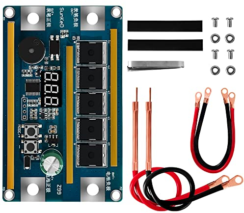 Mini saldatrice a punti batteria Apparecchio portatile per saldatura a fogli di nichel Saldatrice a punti per batteria con display digitale intelligente