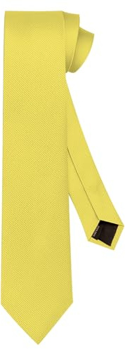 SycloPak Krawatten Für Herren,Tie Yellow,Krawatte Damen,Schlips Herren,Nylon-Krawatten,Mens Ties,Krawatte Damen,Gelbe Krawatte,Moderne Krawatte Herren Einstellbare Schmal,Krawatten Für Männer