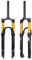 Hapihom 26/27.5/29 Mountainbike Air Suspension Fork, Adjustable Bicycle Boost Fork, 120mm Aluminium Alloy Fork Suspension Lock, Mountain Bike Fork Rebound Adjustment, Air Supension Front Fork 27.5