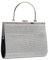 Michelle Moon Handtasche Damen Klein Elegant mit Glitzer | Abendtasche Schwarz | Clutch Schwarz für Hochzeit, Party und besondere Anlässe | Handtasche Damen Schwarz mit abnehmbarer Schulterkette