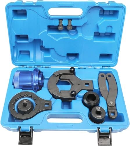 THIKPO Hinterachsdifferential-Werkzeugsatz | Kompatibel mit M2 M3 M4 M5 E70 E90 E91 E92 X3 X5 X6 RWD 4WD 7er-Serie | Ersetzt 335040 335050 335060 335080 230020 mit 27/37 Zähne Steckschlüssel